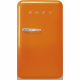 SMEG Frigorífico 1 puerta ** FAB10ROR6. Cíclico. Naranja. Clase E